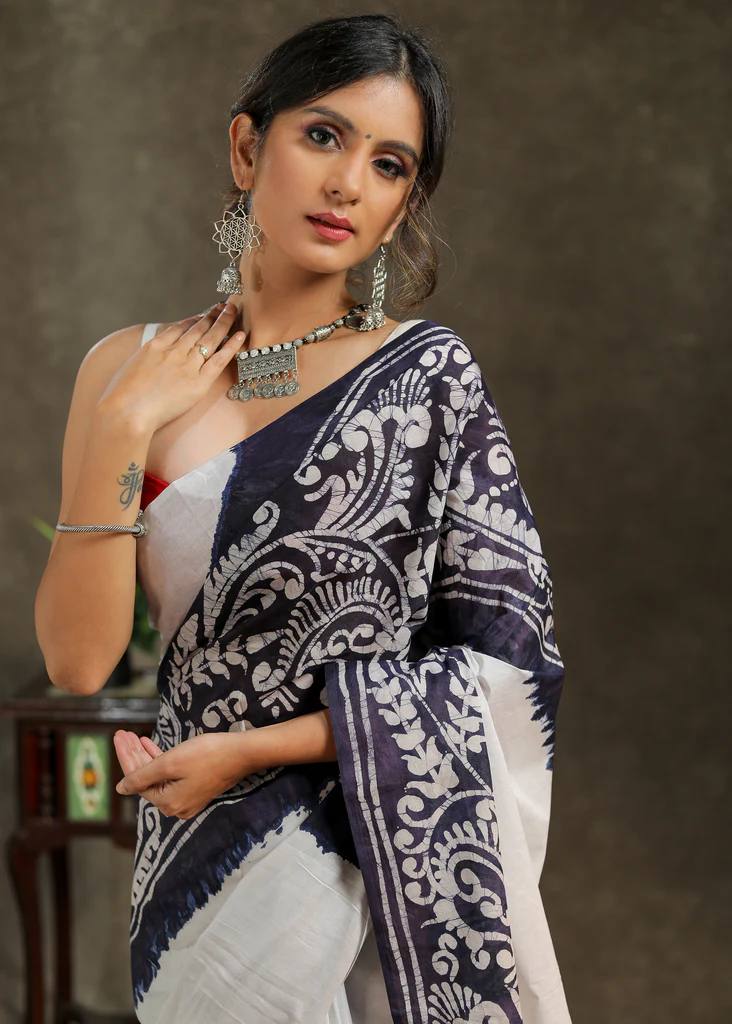 TERA HONA NAZRAANA WALE PREMIUM LINEN COTTON SAREE