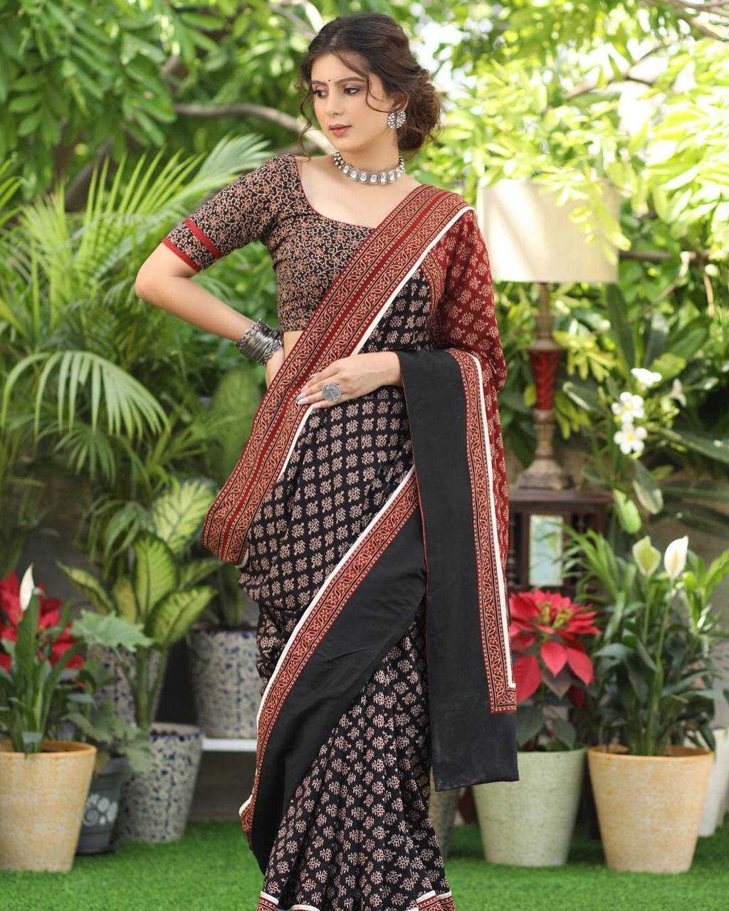 TERE NAAL WALE PREMIUM LINEN COTTON SAREE