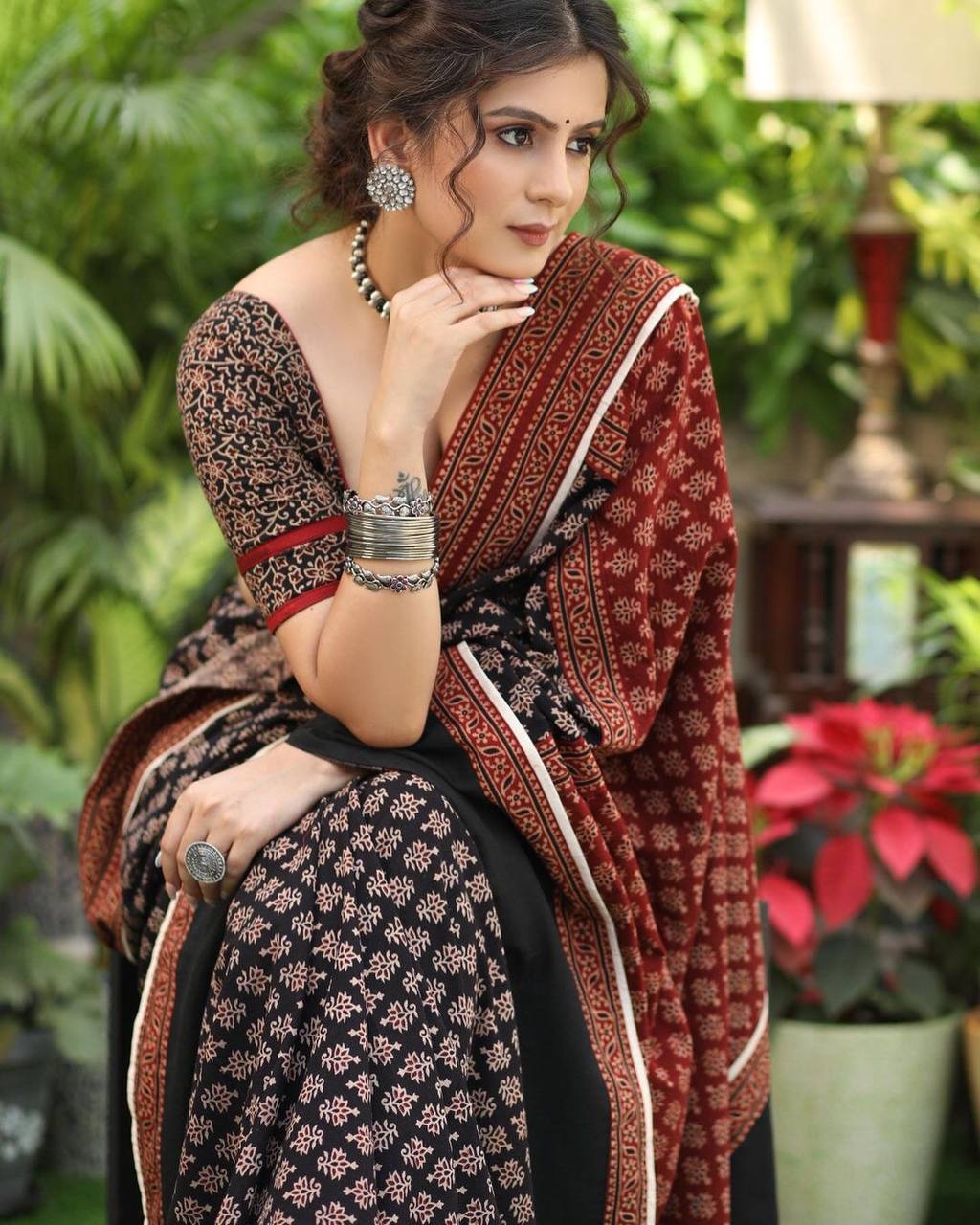 TERE NAAL WALE PREMIUM LINEN COTTON SAREE