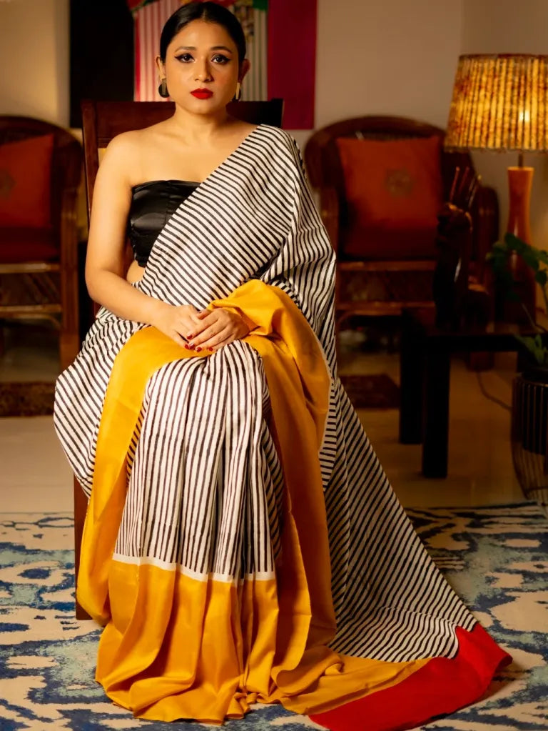 JAB TAK TERE SAATH WALE PREMIUM LINEN COTTON SAREE