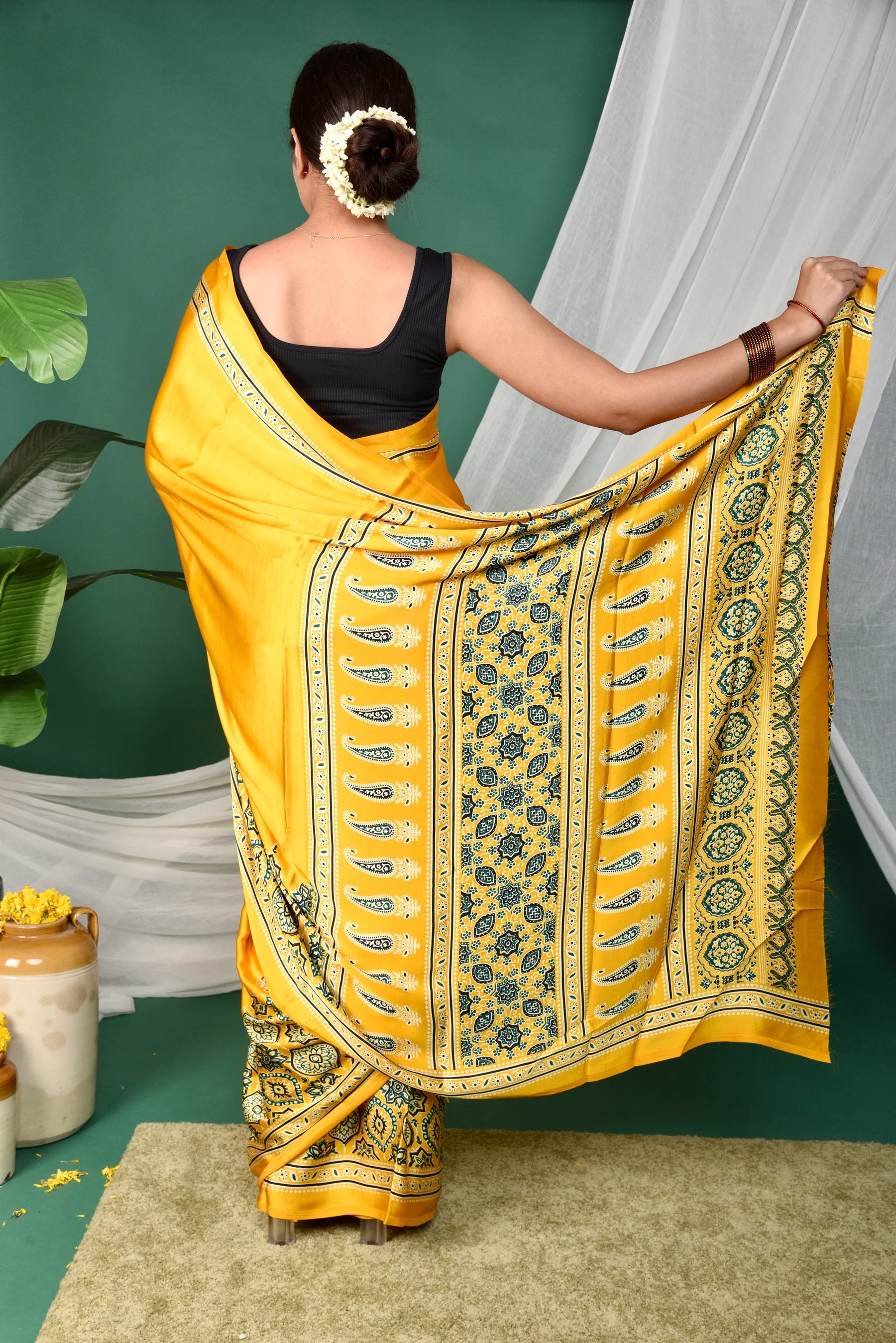 HALDI LAGEGI-PREMIUM MODAL SILK SAREE