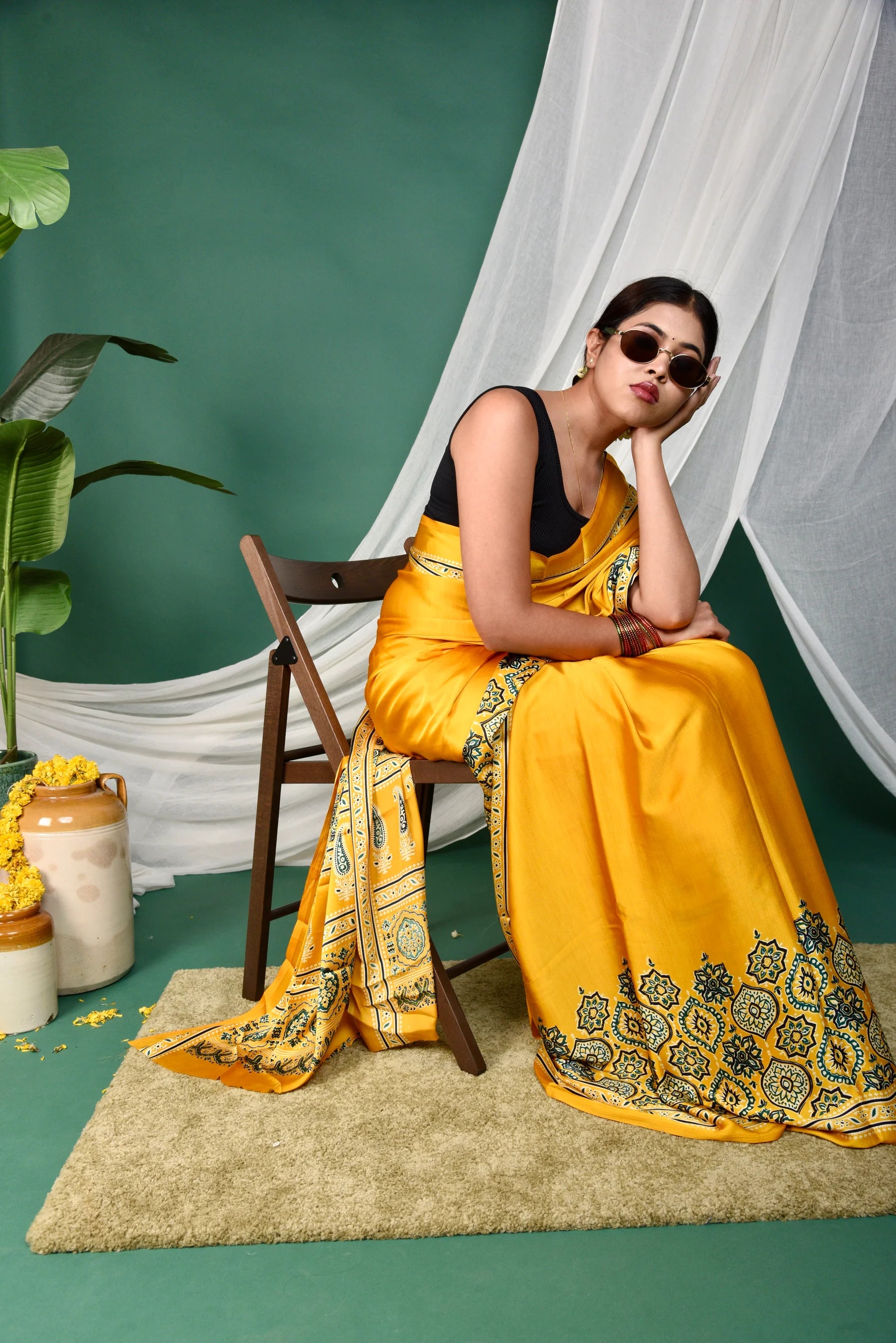 HALDI LAGEGI-PREMIUM MODAL SILK SAREE