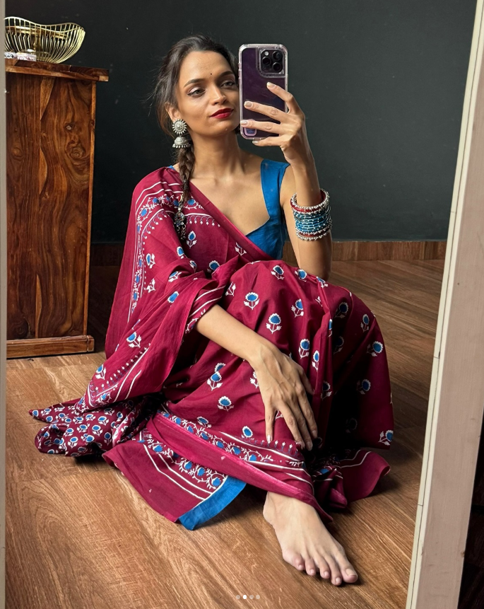 GULABOO WALE PREMIUM LINEN COTTON SAREE