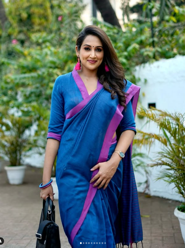 TERI NADANIYA WALE PREMIUM LINEN COTTON SAREE