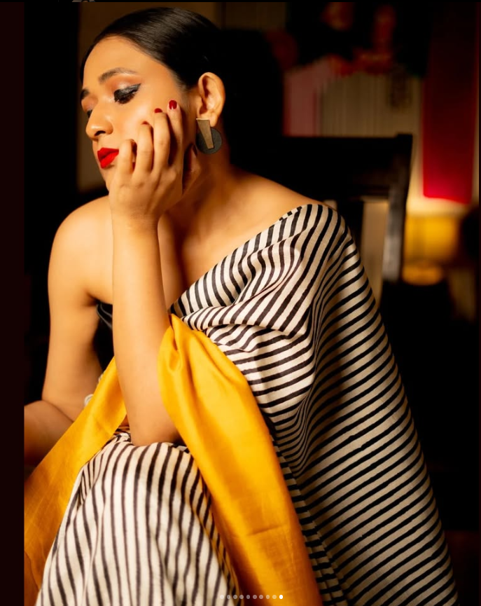 JAB TAK TERE SAATH WALE PREMIUM LINEN COTTON SAREE