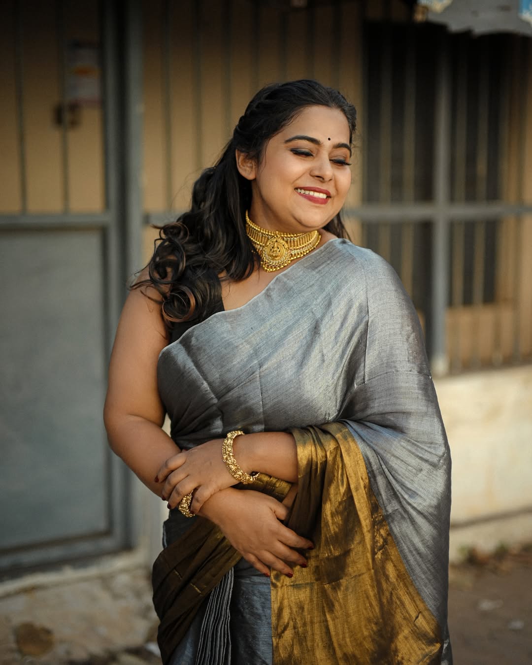 EK DEEWANI THI PREMIUM TISSUE COTTON SAREE