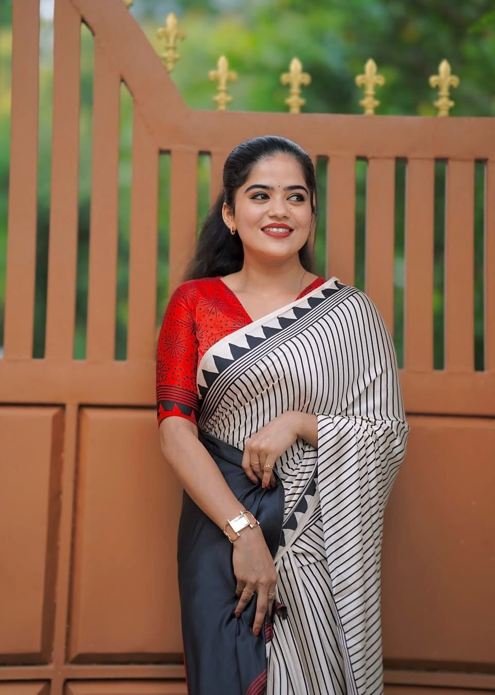 LAL TIKA-PREMIUM MODAL SILK SAREE